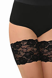 Бандалетки від натирання Афина 505 з еластичного мережива чорні