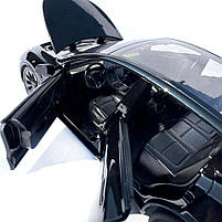 Машинка метал Tesla model Y електрокар чорна Тесла 1:24 відкр двері баг капот звук світло 19*6,5*8,5см (EL 70333), фото 7