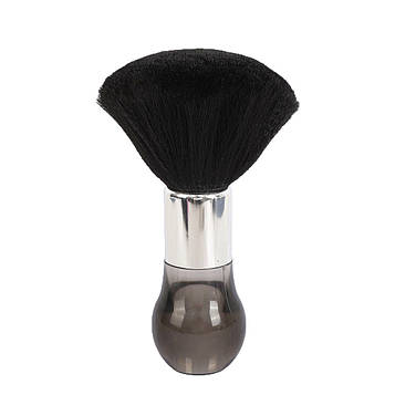 Щітка для змітання волосся Hots Professional Grey, кругла з ніжним ворсом (HP90006-GRE)