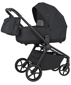 Коляска універсальна 3в1 CARRELLO Epica CRL-8511 Space Black Чорна