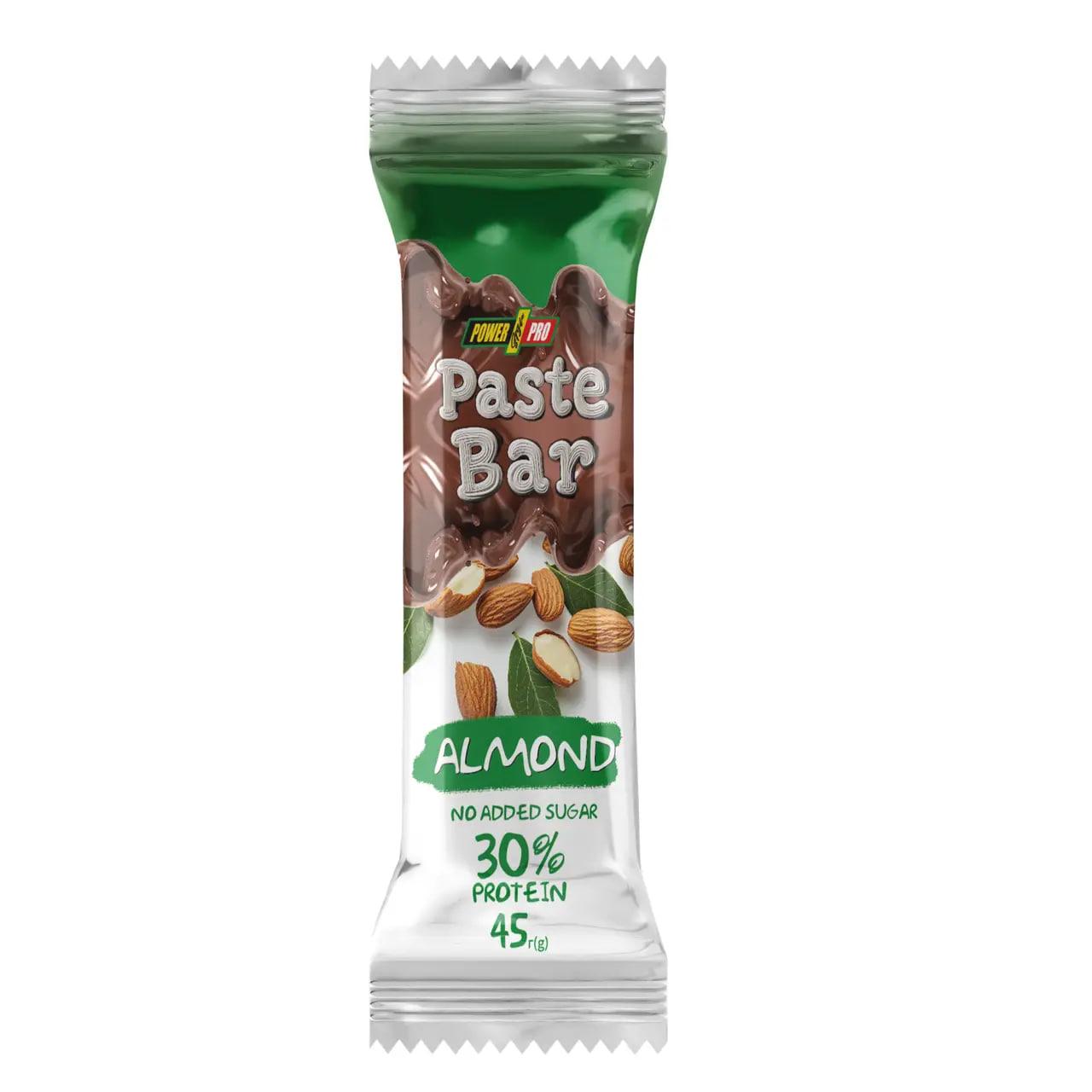 Батончик Paste Bar Power Pro з мигдалем без цукру, 45 г