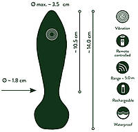 Анальний корок You2Toys Emerald Love Luxurious Anal Plug, фото 5