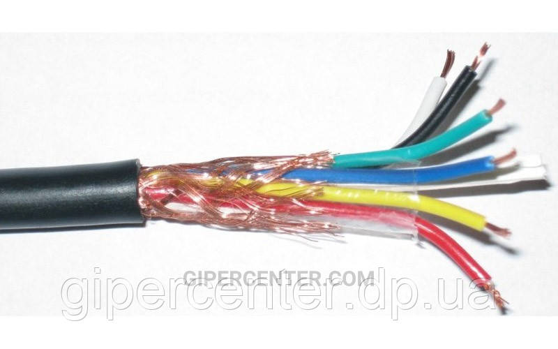 Тензокабель RVVP 6х0,25 (ПХВ, мідь), фото 1