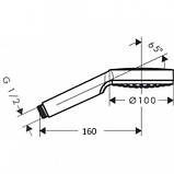 Ручний душ Hansgrohe MySelect S Multi HS EcoSmart 26642400, фото 2