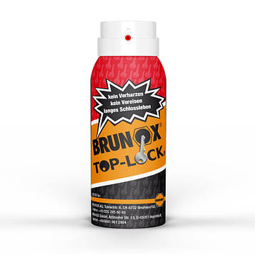 Мастило для замків і петель, спрей Brunox Top Lock 100ml
