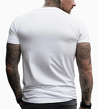 Чоловіча футболка Ведмедик в худі 2XL White, фото 3