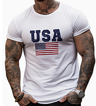 Чоловіча футболка Ведмедик в худі 2XL White