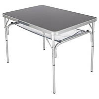 Туристичний Стіл Розкладний Bo-Camp 100x70 cm Grey (1404417) Кемпінговий Складаний Столик для риболовлі, фото 3