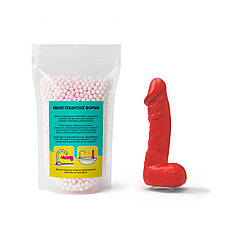 Крафтове мило-член із присоскою Чистий Кайф MEDIUM Red, натуральне, фото 5