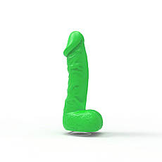 Крафтове мило-член із присоскою Чистий Кайф LARGE Green, натуральне, фото 3