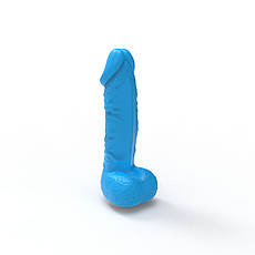 Крафтове мило-член із присоскою Чистий Кайф LARGE Blue, натуральне, фото 4