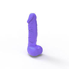 Крафтове мило-член із присоскою Чистий Кайф LARGE Violet, натуральне, фото 4