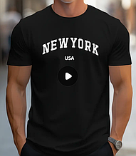 Чоловіча футболка New York 2XL Black