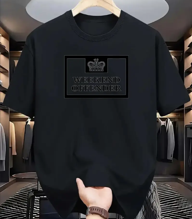 Чоловіча футболка Weekend Officer 2XL Black