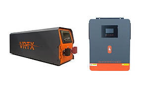 Комплект з Інвертора PowMr 6,2 кВт + Акумулятора VRTX LiFePO4 48v 173AH (8,3kWh)