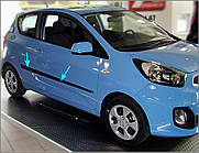 Молдинги на двері для KIA Picanto Mk2 3dr 2011-2017