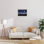 Картина, що світиться - зоряне небо та полярна зірка, яка світиться, 1 LЕD лампа, 30x40 см (940232), фото 6