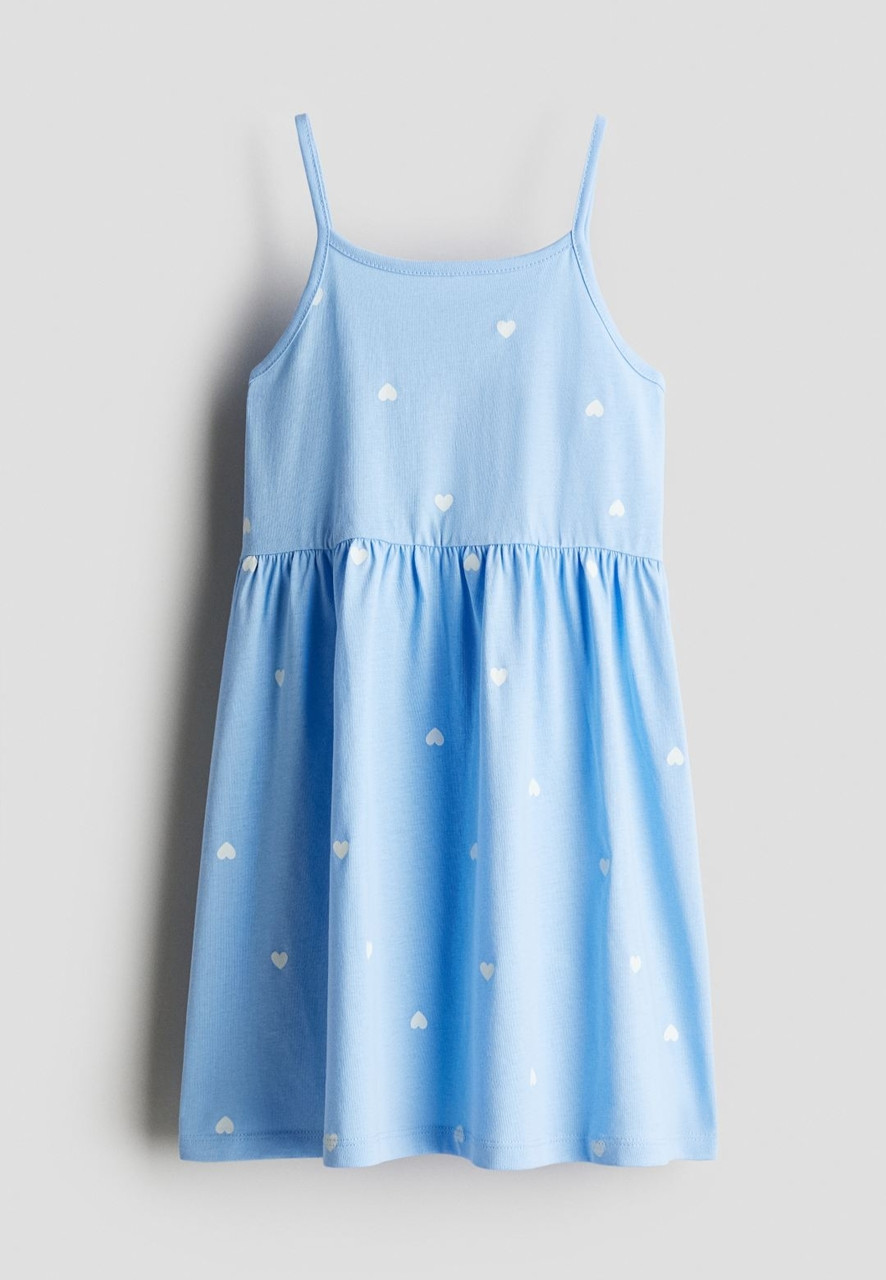 Літня сукня синя в серця H&M 92, 98/104, 110/116, 134/140см