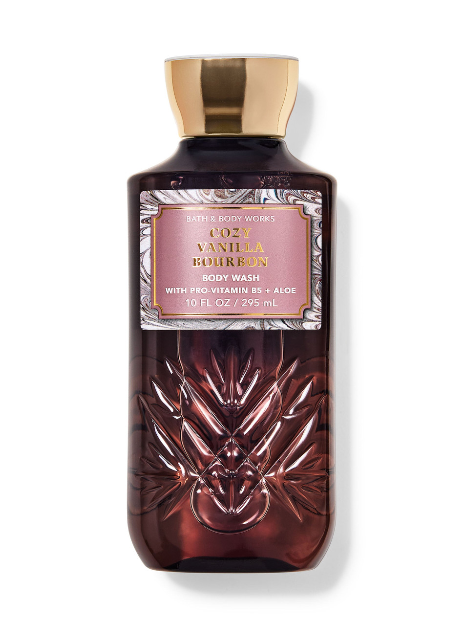 Парфумований гель для душу Bath & Body Works - Cozy Vanilla Bourbon із США