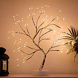 Нічний світильник дерево RESTEQ — декоративний LED нічник зі 108 теплими світлодіодами для затишку та інтер’єру дому, фото 7