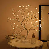 Нічний світильник дерево RESTEQ — декоративний LED нічник зі 108 теплими світлодіодами для затишку та інтер’єру дому, фото 9