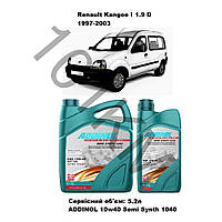 Комплект оливи в двигун Renault Kangoo I 1.9 D (1997-2003) Addinol