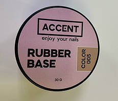 База камуфлювальна для нігтів Accent Color Rubber Base 005  30 мл