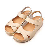 Сандалії жіночі шкіряні Tellus 25-05BE Бежеві, фото 6