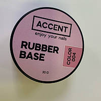 База камуфлювальна для нігтів Accent Color Rubber Base 004  30 мл