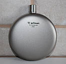 Фляга титанова для алкогольних міцних напоїв Tiartisan titanium 180 мл фляга з титану для алкоголю з лійкою, фото 6