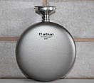 Фляга титанова для алкогольних міцних напоїв Tiartisan 180 мл з титановими чарками 4 шт по 40 мл лійка та чохол, фото 10