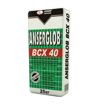 Клей для армування пінопласту ANSERGLOB BCX 40 25 кг., фото 1