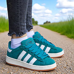 Замшеві молодіжні кросівки Adidas Campus бігові жіночі низькі спортивні кеди адідас якісні