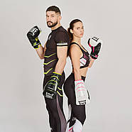 Боксерські рукавиці Leone GN110F REVO FLUO Black 12 унцій (бинти 4 м. в комплекті), фото 10