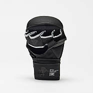 Рукавиці греплінгові для ММА Leone BLACK Edition M (капа в комплекті), фото 4