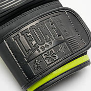 Боксерські рукавиці Leone GN313 WAVES Black 10 унцій (капу в комплекті), фото 8