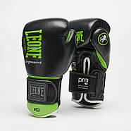 Боксерські рукавиці Leone GN115 PROFESSIONAL 2 Black 16 унцій (бинти 4 м. в комплекті), фото 2