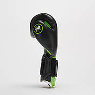 Боксерські рукавиці Leone GN115 PROFESSIONAL 2 Black 16 унцій (бинти 4 м. в комплекті), фото 6