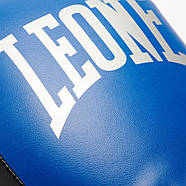 Боксерські рукавиці Leone GN383 THUNDER Blue 8 унцій (капу в комплекті), фото 8