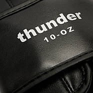 Боксерські рукавиці Leone GN383 THUNDER Blue 8 унцій (капу в комплекті), фото 9