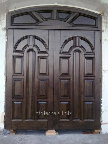 Деревянные входные двери в дом, цена 14897 грн — Prom.ua (ID#470547558)