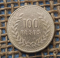 100 песо 1993 року. Колумбiя
