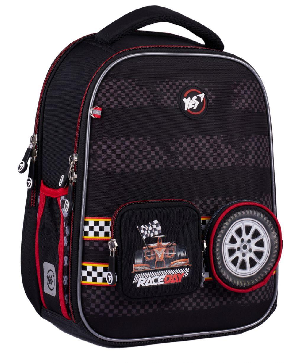 Рюкзак шкільний каркасний Yes Race Day 15 л, фото 1