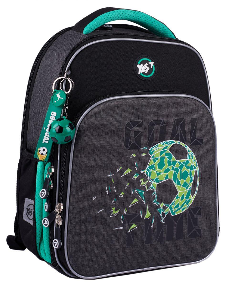 Рюкзак шкільний каркасний  Yes Football Time 17 л, фото 1