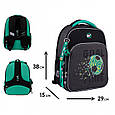 Рюкзак шкільний каркасний  Yes Football Time 17 л, фото 2