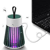 Лампа від комарів YG-002 Зелений, електро пастка для комах - ультрафіолетовий знищувач комах