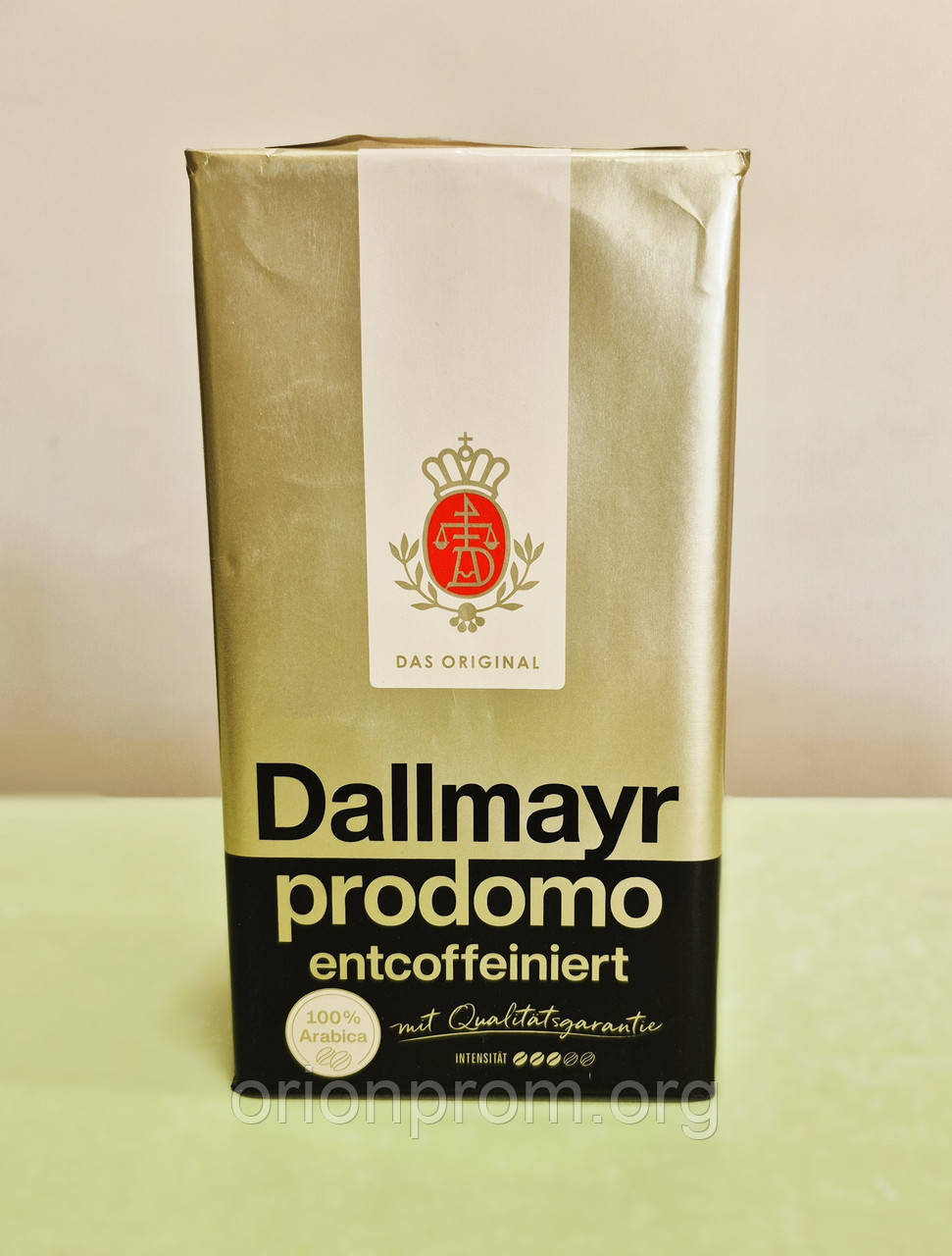 Кава Dallmayr Prodomo Entcoffeiniert без кофеїну 500 г мелена, фото 1