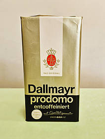 Кава Dallmayr Prodomo Entcoffeiniert без кофеїну 500 г мелена
