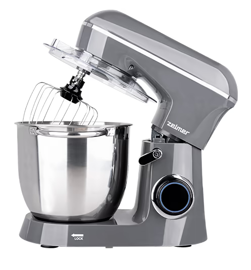 Планетарний міксер - тістоміс Zelmer ZKR 1310G потужністю 1300 Вт з 2 чашами на 5 літрів і 4.5 літра, фото 1