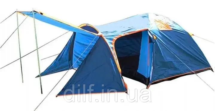 Намет 5-ти місний Lanyu 1607D туристичний кемпінговий 450x250x195см з тамбуром